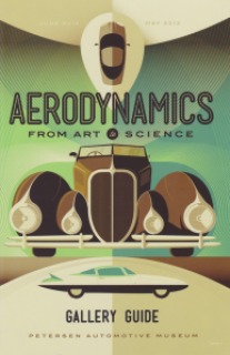Aerodynamics exhibit brochure: Petersen Automotive Museum